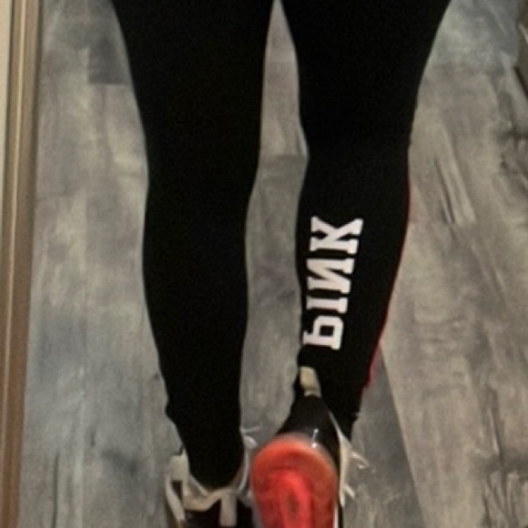 ❤️Pink VS Yoga Pants Leggings with strings - Picture 4 of 11